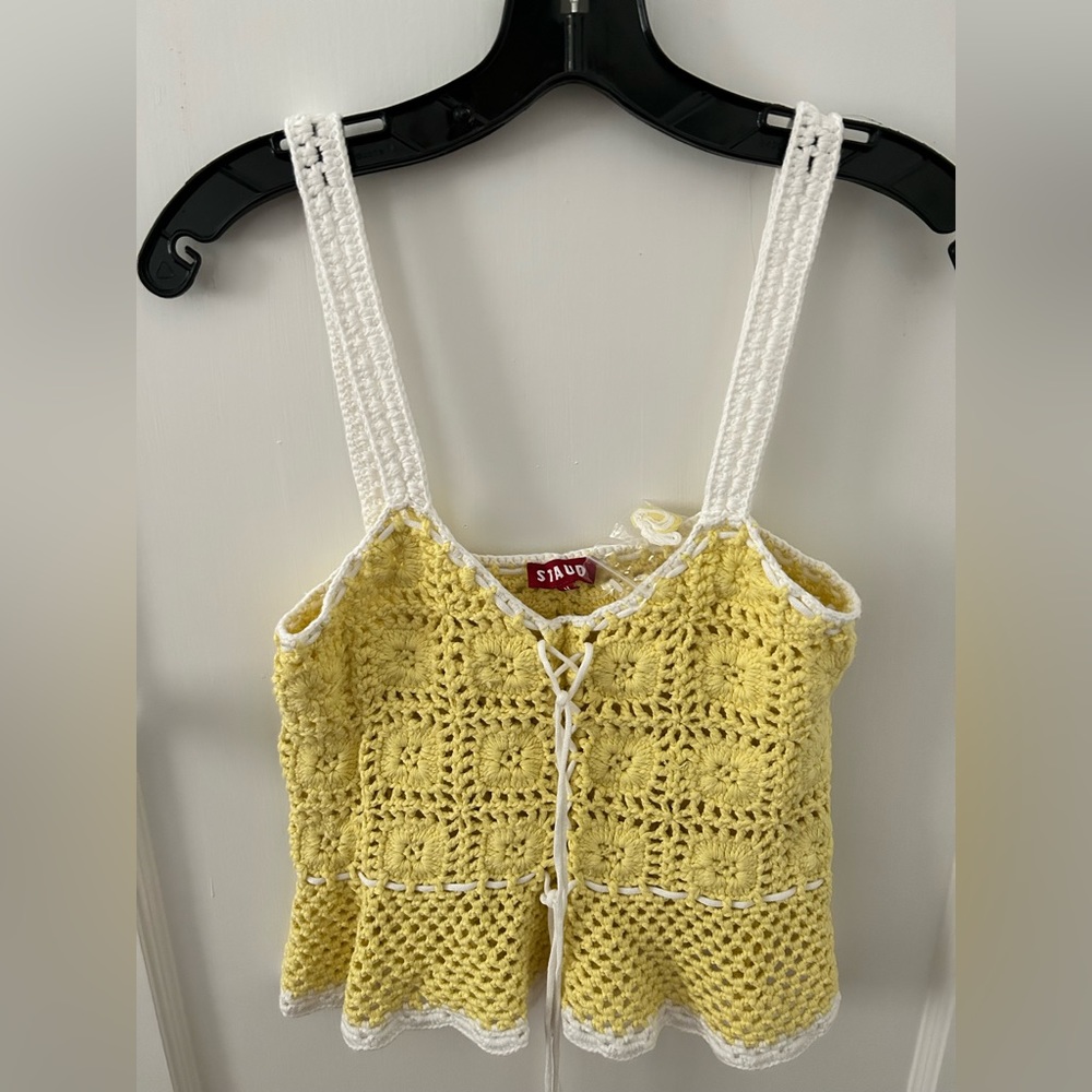 Knit baby doll crop top